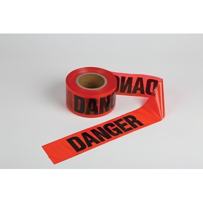 RED ECONOMY DANGER TAPE3 IN 1000 FT